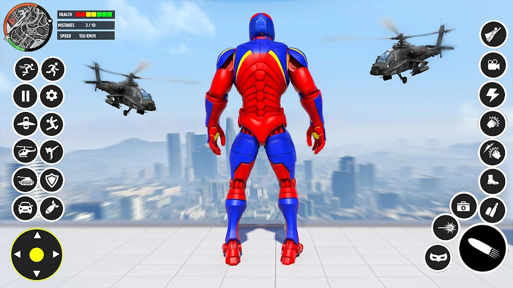 Spider Rope Flying Hero games ဖန်သားပြင်ဓာတ်ပုံ 0