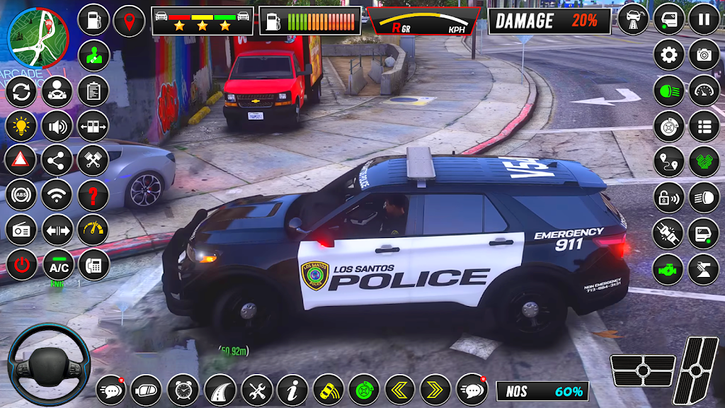 Police Car Chase: Car Games 3D Schermafbeelding 2