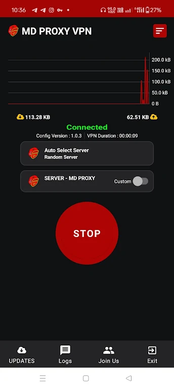 MD PROXY VPN স্ক্রিনশট 1