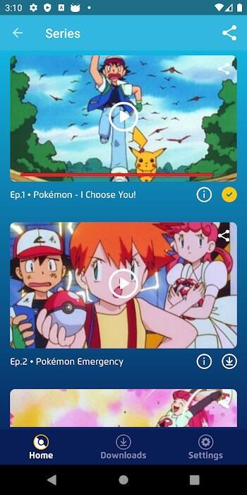 Pokemon TV Captura de pantalla 1