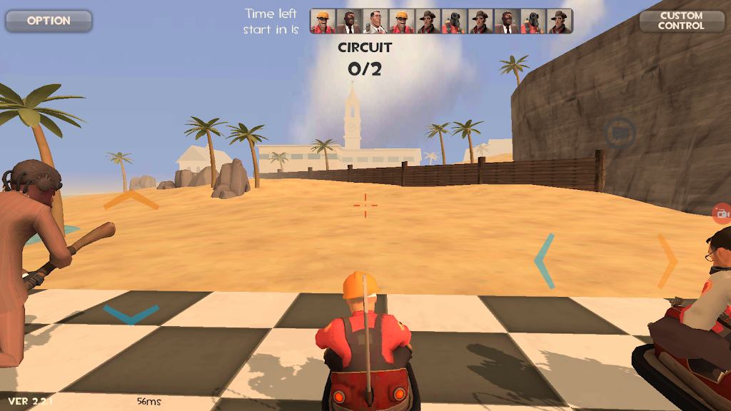 Team Kart Fortress TF2 Mobile Captura de pantalla 0