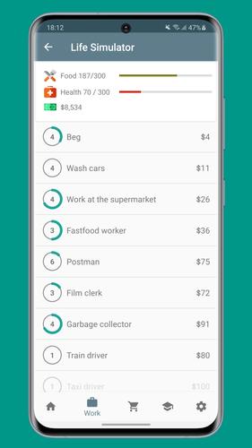 Life Simulator Captura de tela 2