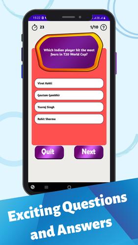 Cricket Quiz Game স্ক্রিনশট 3