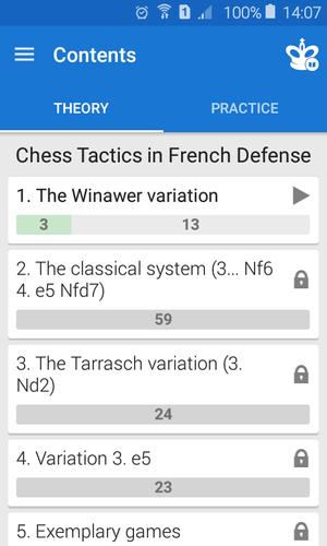 Chess Tactics: French Defense应用截图第1张