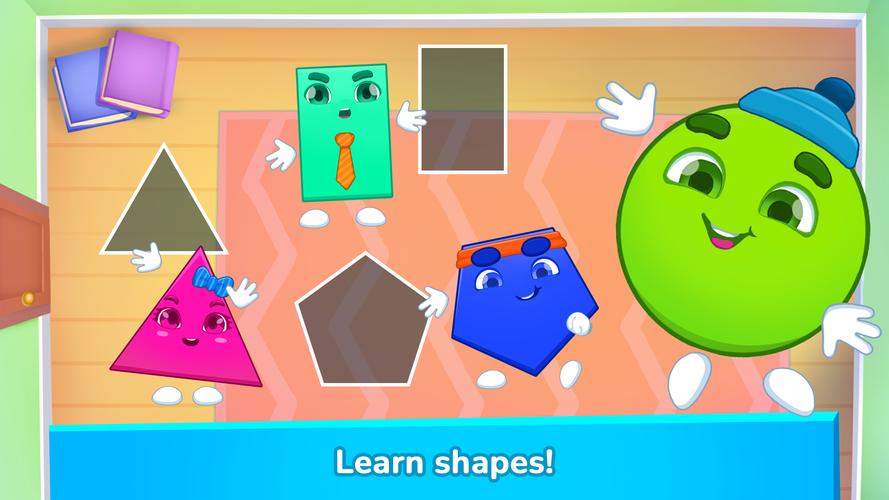 Learning shapes & colors games Captura de tela 3