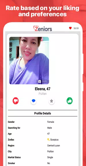 Zeniors - Meet Mature Singles Ekran Görüntüsü 2