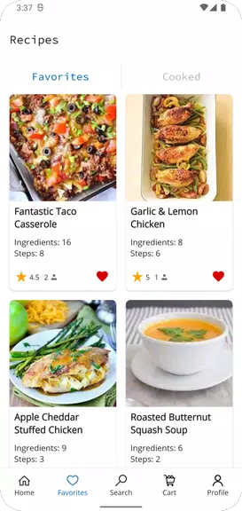 Cooking Recipes Captura de pantalla 3