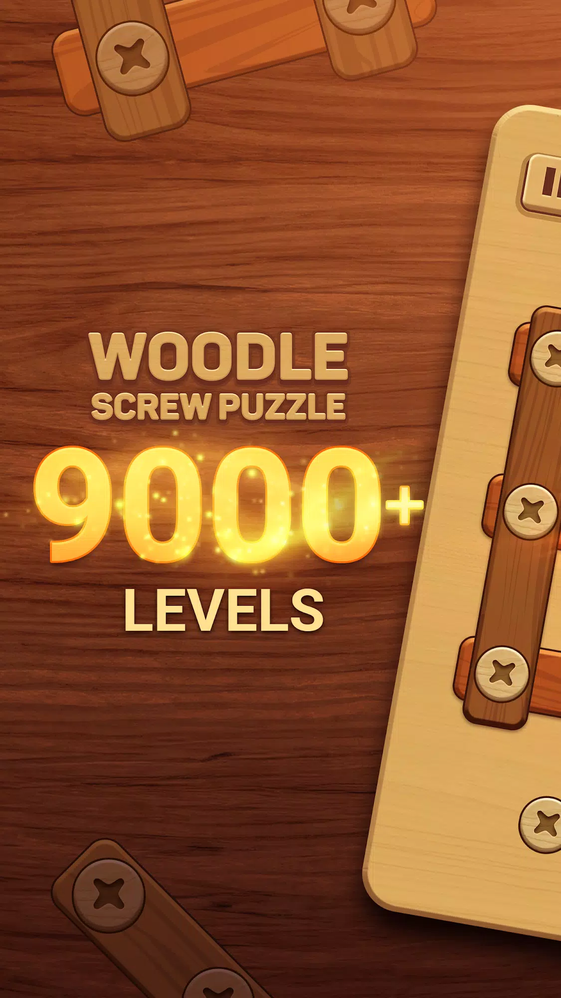 Woodle - Wood Screw Puzzle स्क्रीनशॉट 0