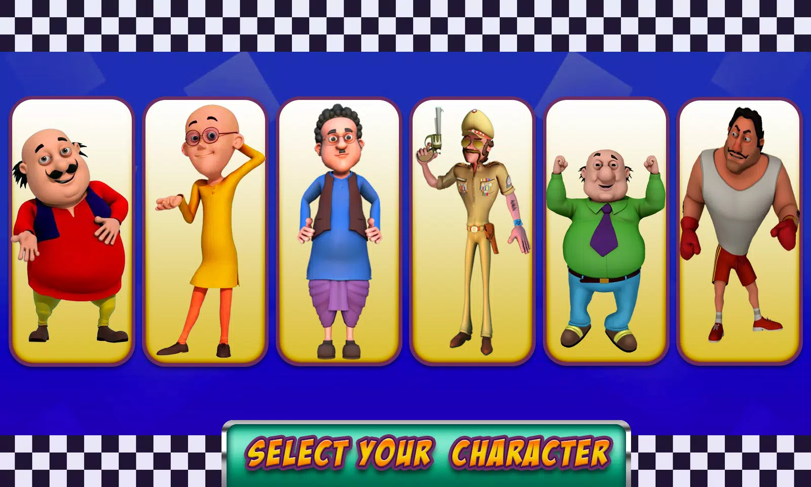 Motu Patlu Car Game 2 Captura de tela 3