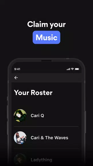 Musixmatch Pro for Artists Screenshot 1