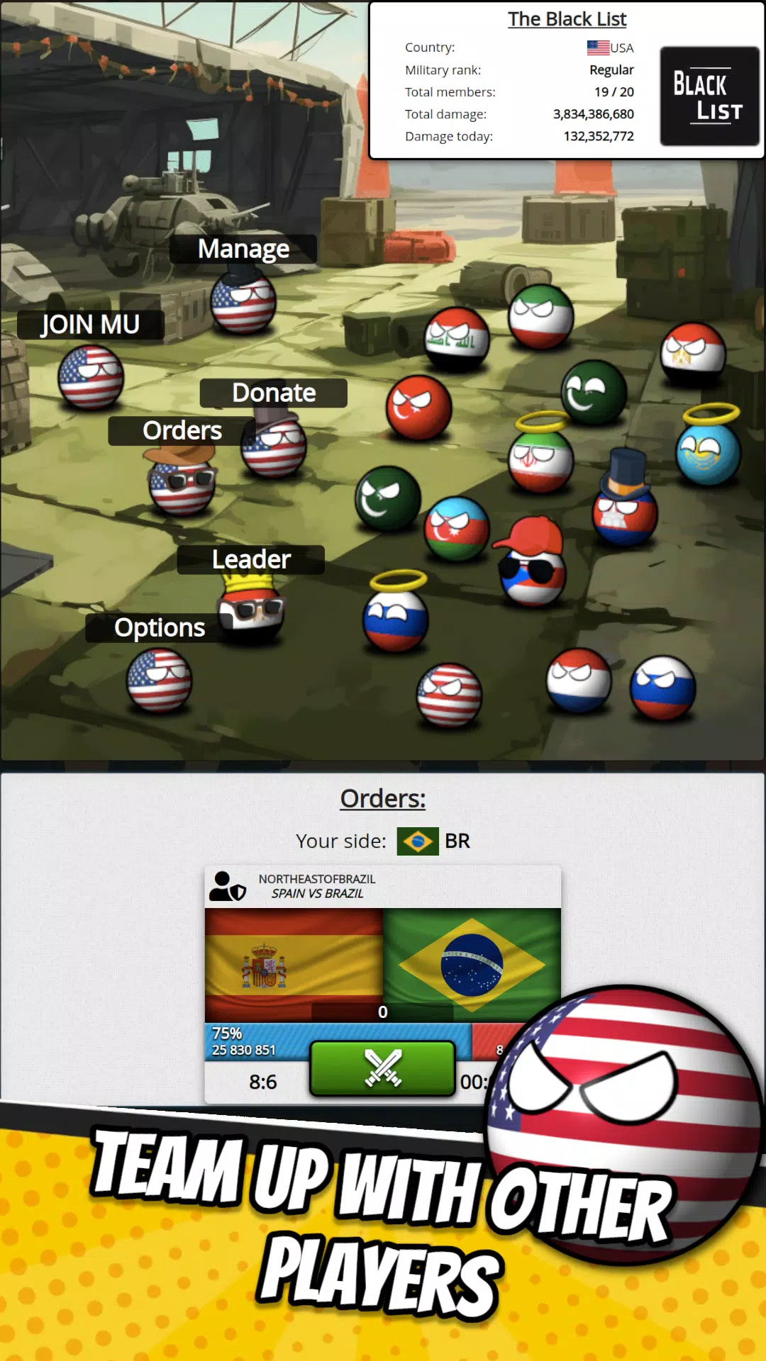 eSim Countryballs Country Game Ekran Görüntüsü 2