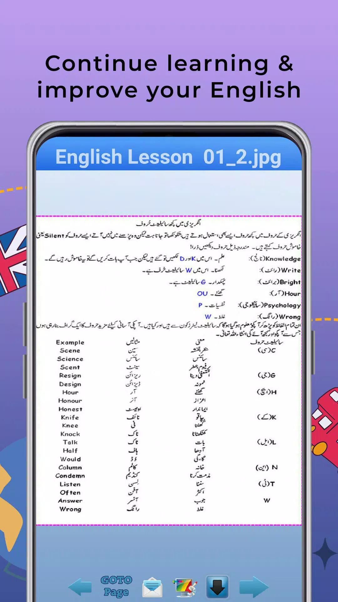 Learn English Tenses in Urdu Скриншот 3