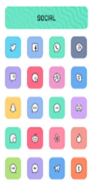 Crayon Adaptive IconPack 스크린샷 2