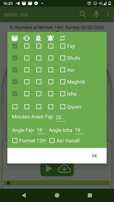 Islam.ms Prayer Times & Qiblah Zrzut ekranu 3