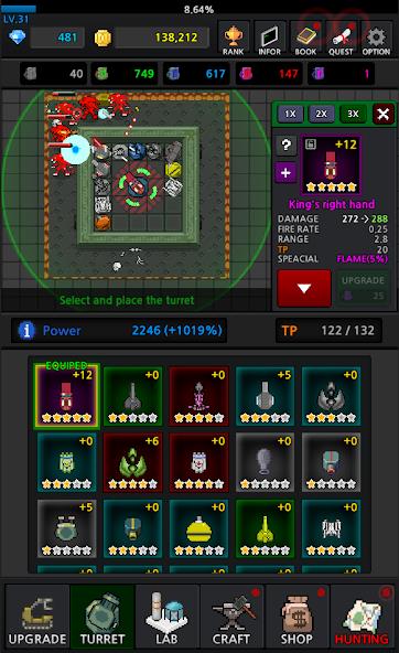 Grow Turret TD : Idle Clicker Screenshot 2