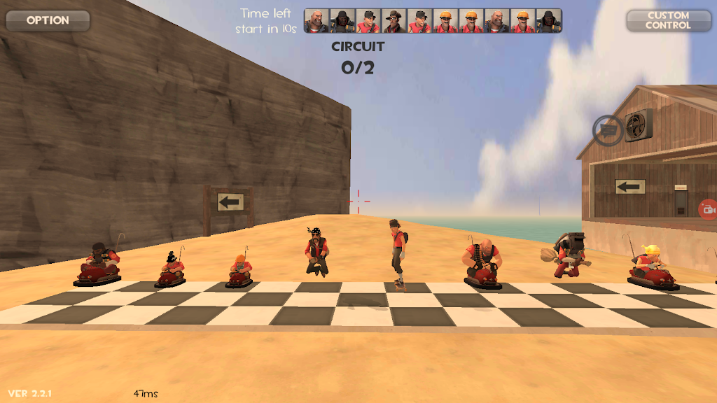 Team Kart Fortress TF2 Mobile Captura de pantalla 2