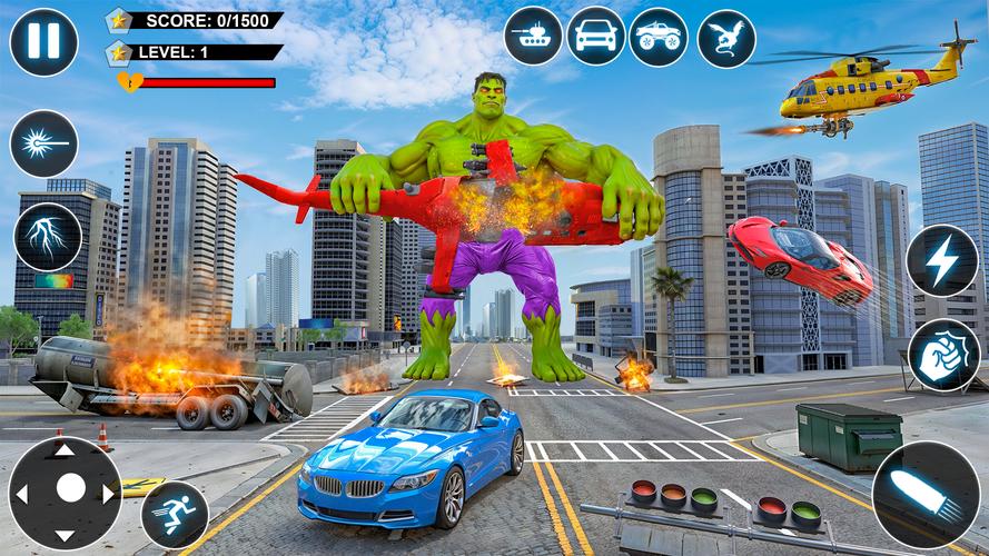 Incredible Monster Hero Games Ảnh chụp màn hình 3