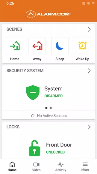 Alarm.com Captura de tela 0