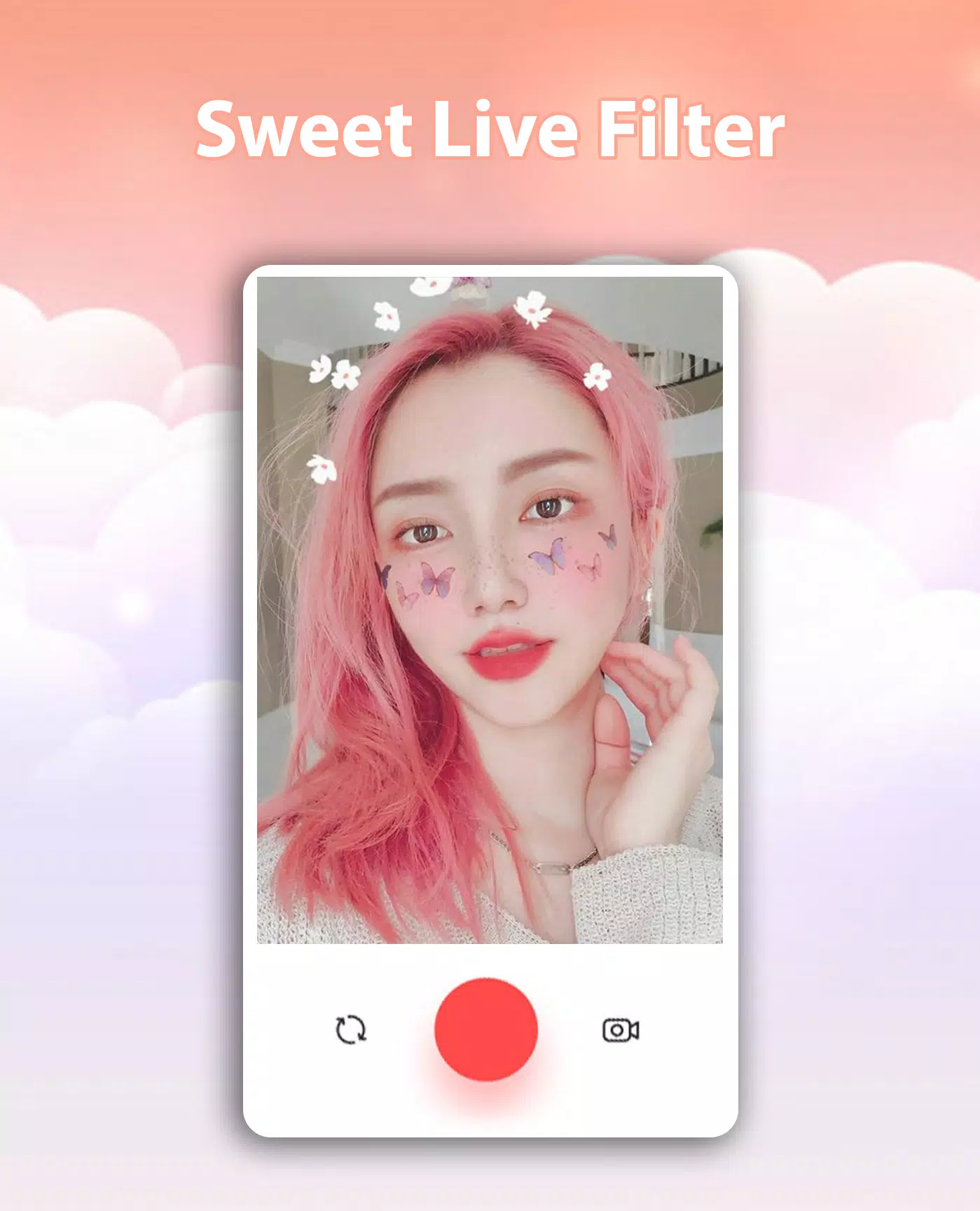 Sweet Live Filter Face Camera应用截图第3张