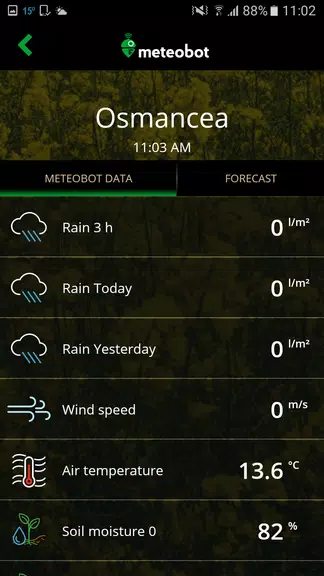 Meteobot Schermafbeelding 1