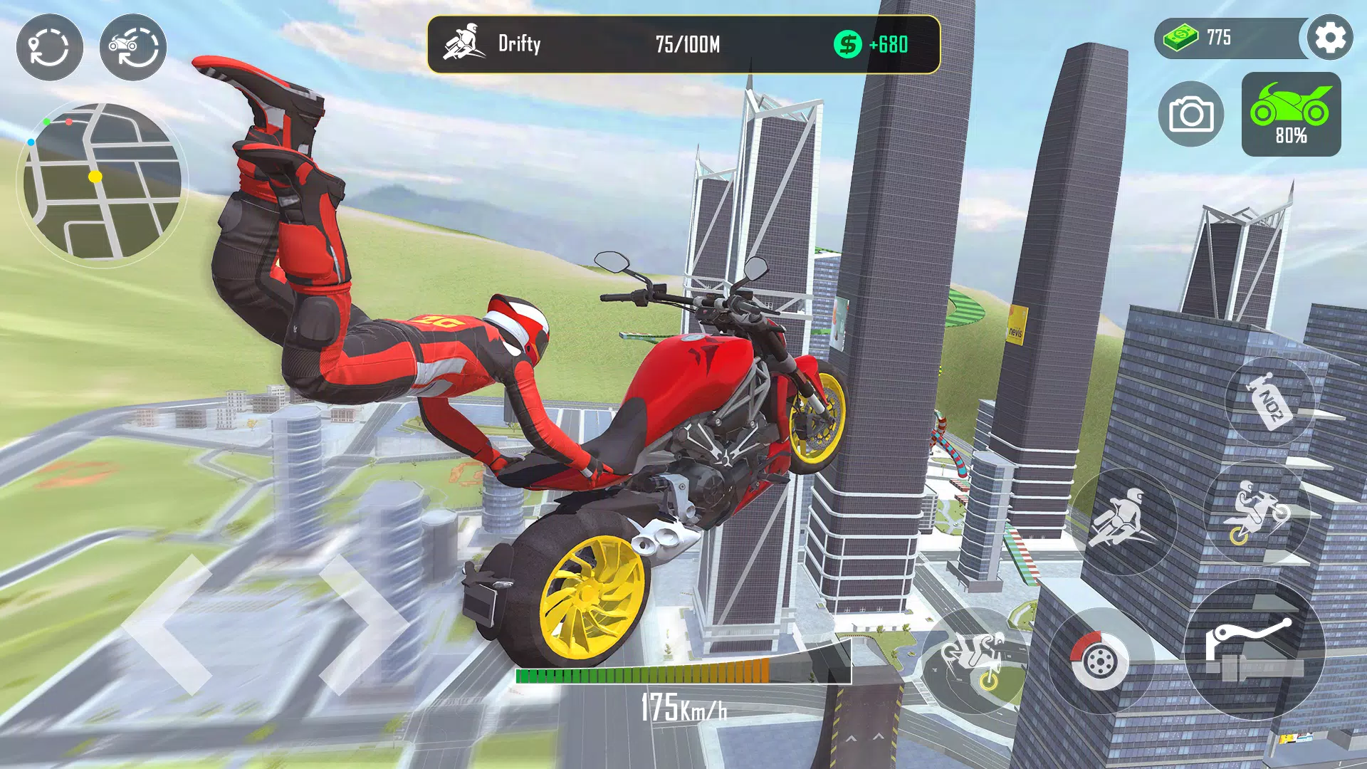 GT Moto Stunt 3D स्क्रीनशॉट 0