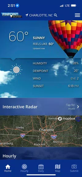 QC News Pinpoint Weather ภาพหน้าจอ 0