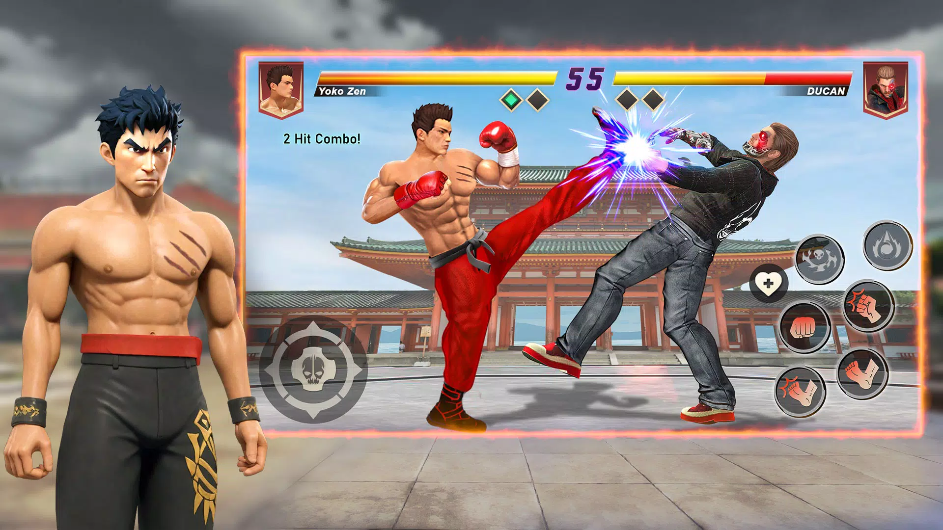 Karate Legends: Fighting Games Captura de pantalla 0