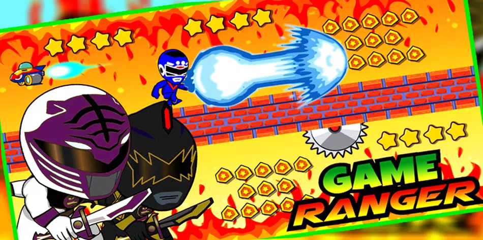 Superheroes Dino Rangers Dash Capture d'écran 3