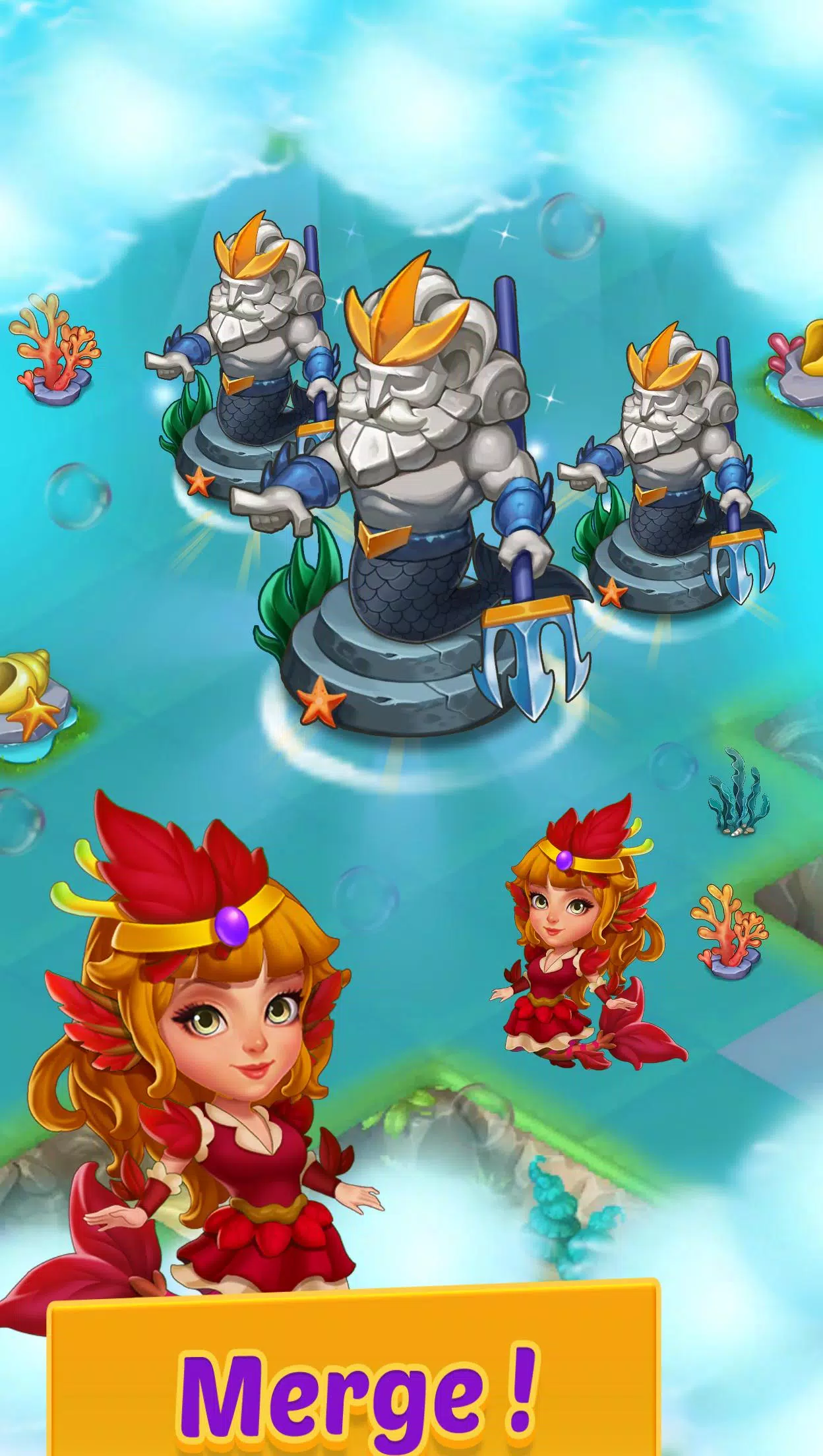 Merge Mermaids-magic puzzles Zrzut ekranu 0