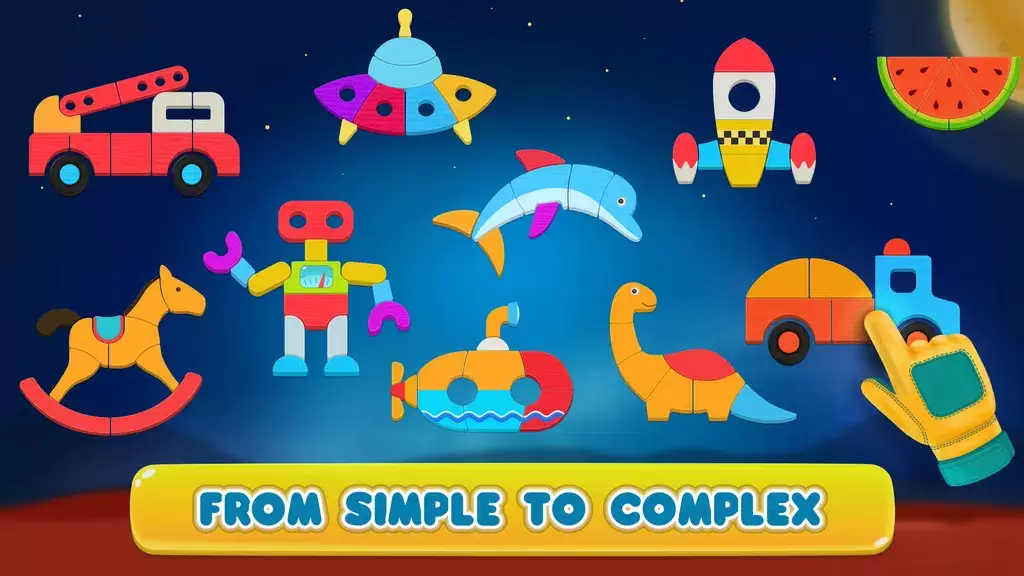 Cosmo Shapes Puzzles for kids স্ক্রিনশট 2