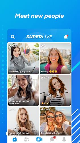 SuperLive — Livestreaming app Скриншот 2