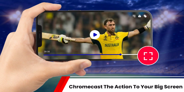 Live Cricket TV HD: Streaming Captura de tela 0