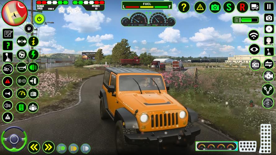 Offroad Jeep Driving Sim 3D Capture d'écran 1