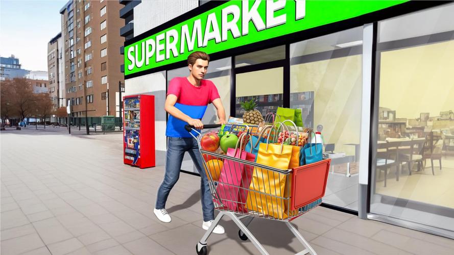 Supermarket Factory Simulator ဖန်သားပြင်ဓာတ်ပုံ 0