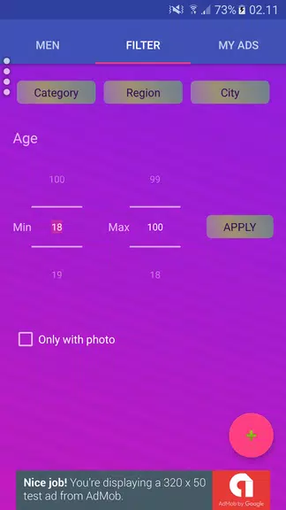 Gay Personal Ads - ゲイ男性とデート スクリーンショット 1