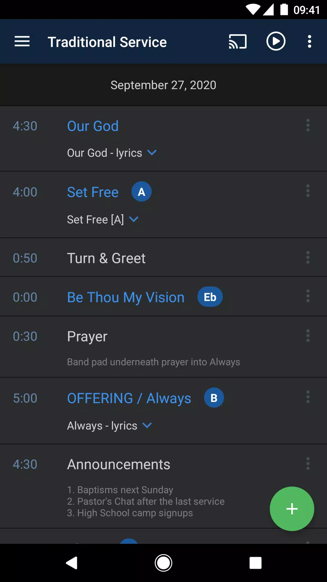 Planning Center Music Stand應用截圖第0張