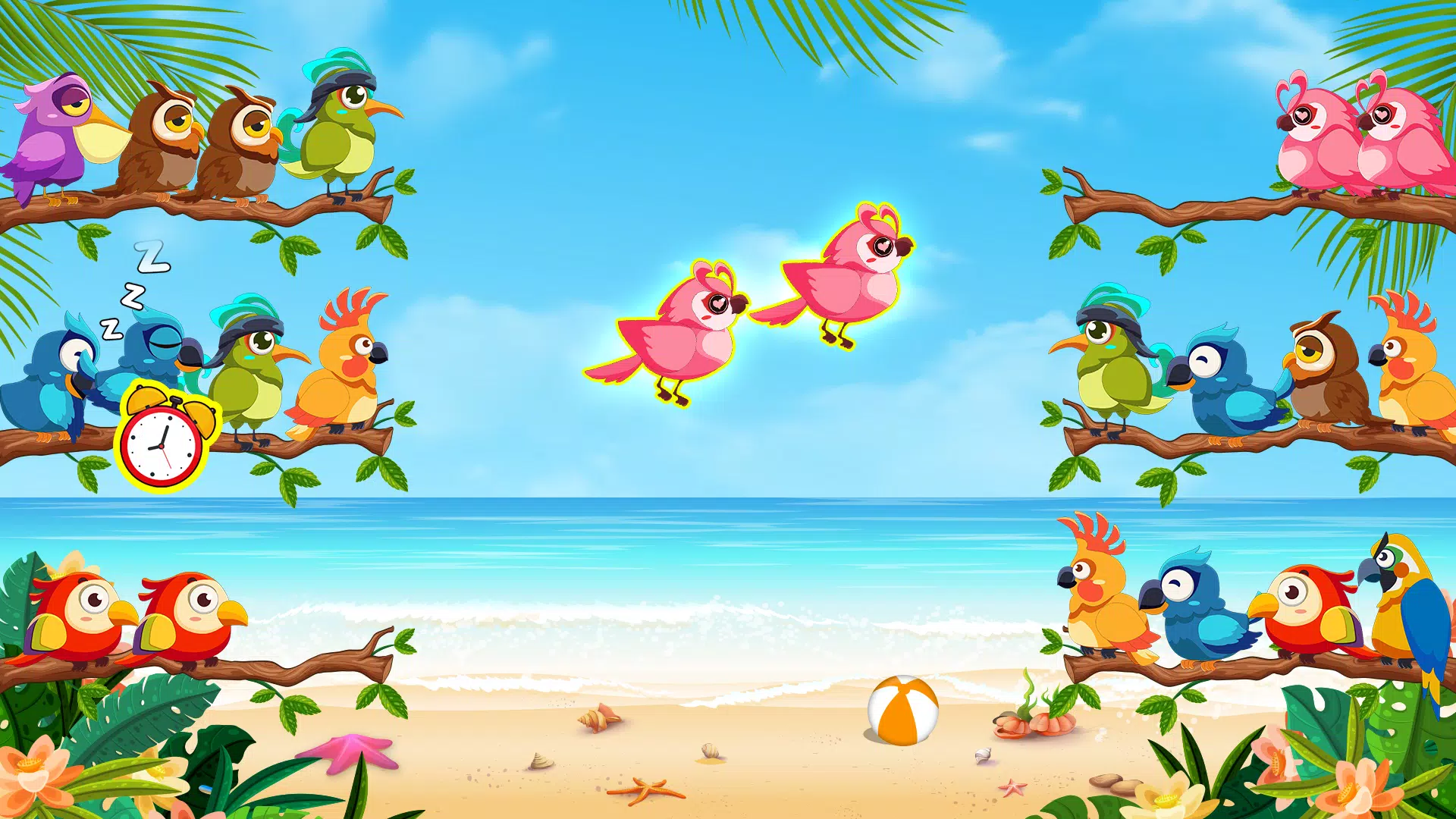 Bird Sort: Color Puzzle Game Schermafbeelding 2