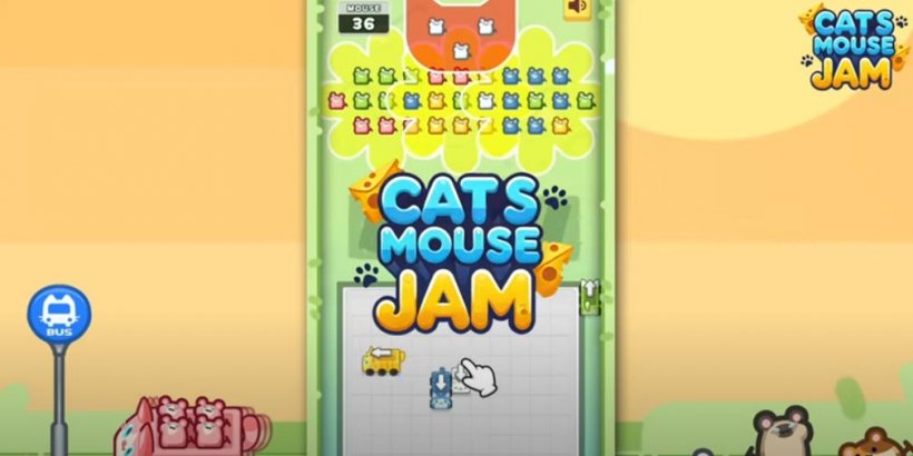 Cat's Mouse Jam vous permet de conduire des petites souris sur des catbus dans un charmant jeu de réflexion, désormais ouvert à la pré-inscription