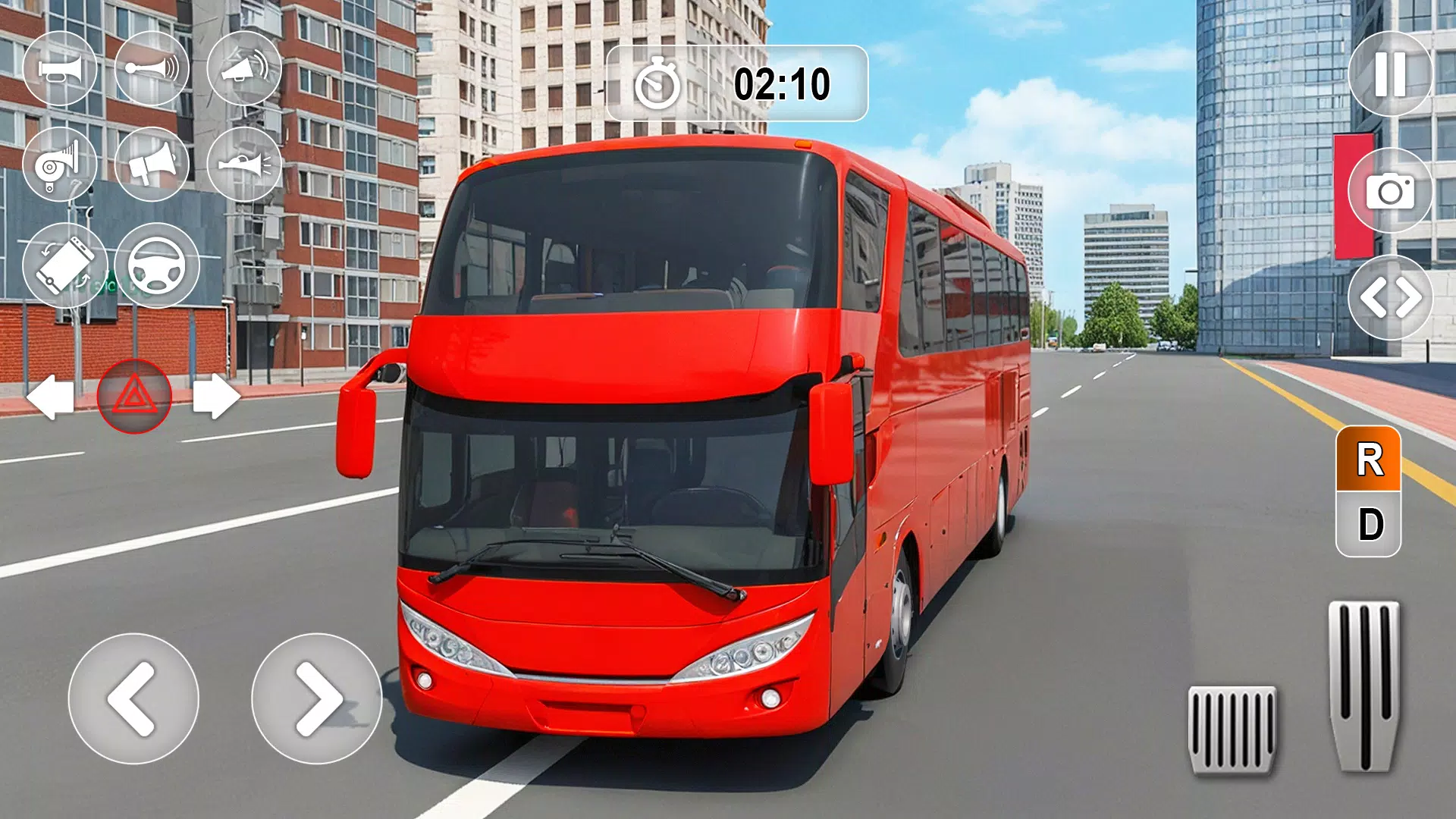 Bus Driving Games 3d Simulator Tangkapan skrin 1