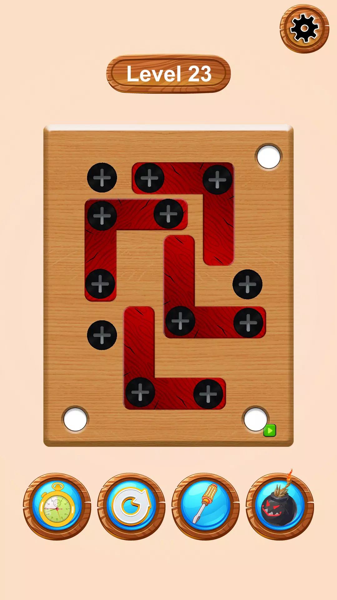 Wood Nuts & Bolts Screw Puzzle Screenshot 3