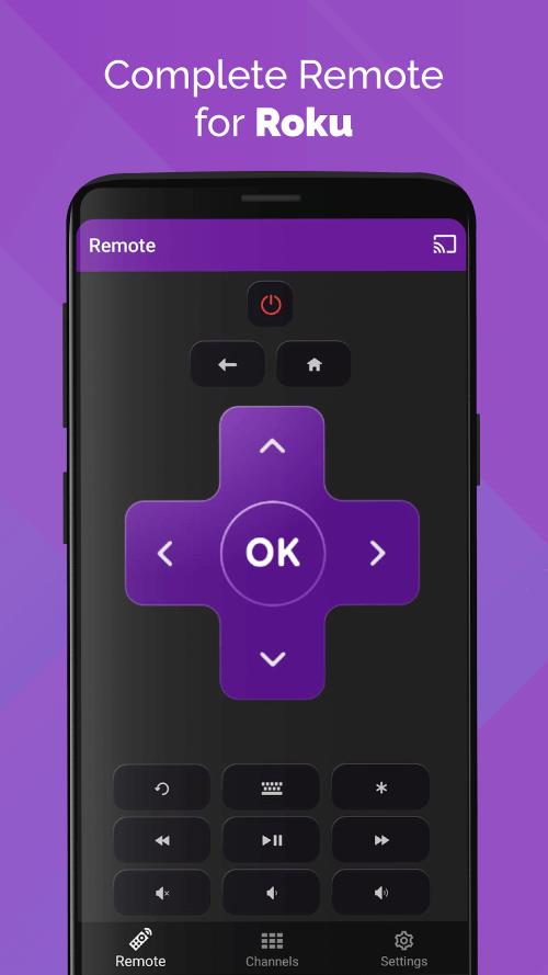 Remote Control for Roku TV Tangkapan skrin 0