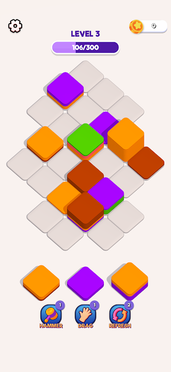 Block Sort 3D - ASMR Tile Sort Screenshot 3