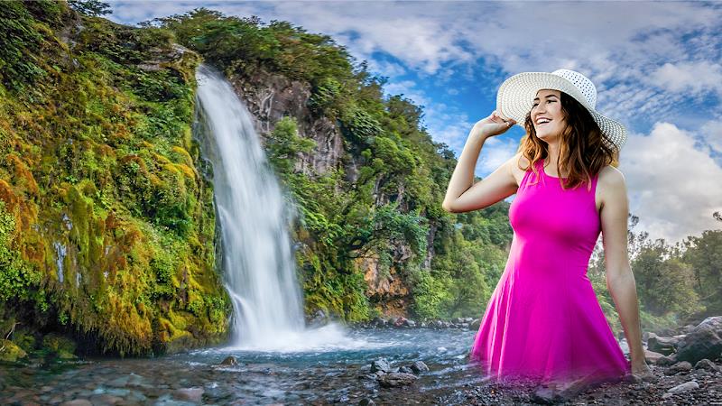 Waterfall Photo Editor frame Ảnh chụp màn hình 3