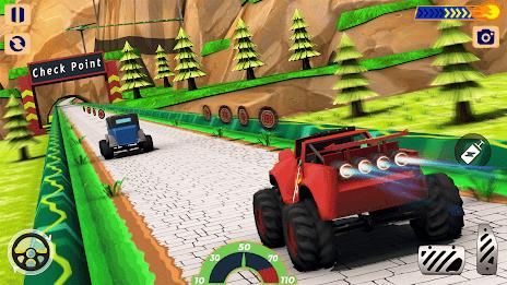 Monster Truck Racing: Car Game Captura de tela 1