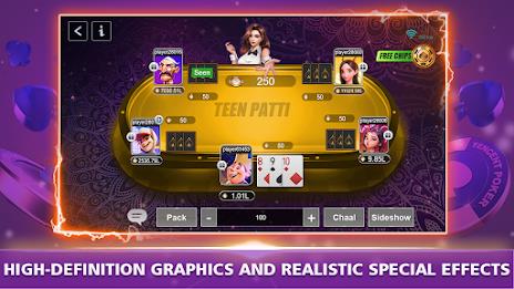 Teen patti Glory Captura de pantalla 2