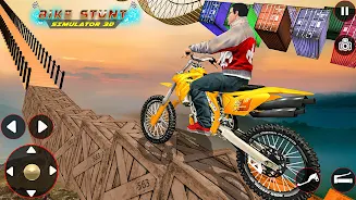 Bike Stunt 3D Simulator Games ဖန်သားပြင်ဓာတ်ပုံ 2