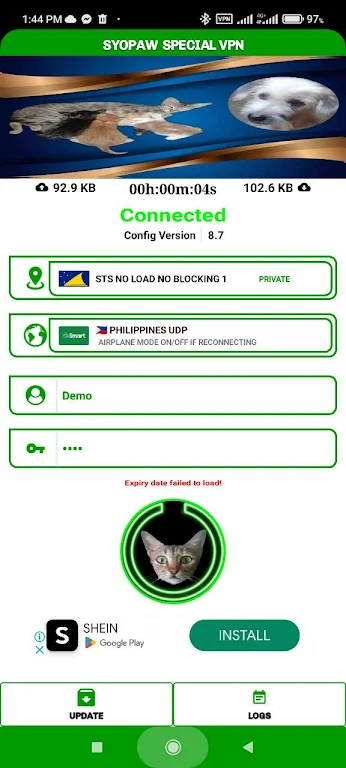 Syopaw Special VPN ภาพหน้าจอ 0