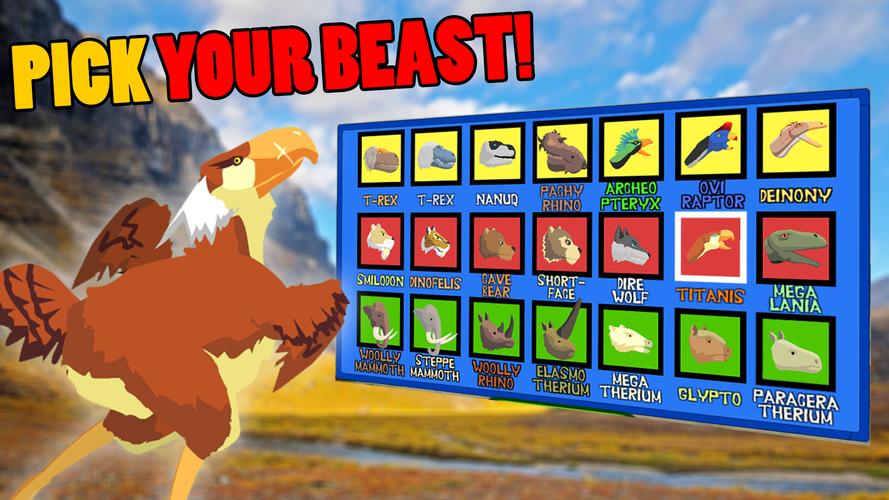 T-Rex Fights Ice Age Beasts 스크린샷 1