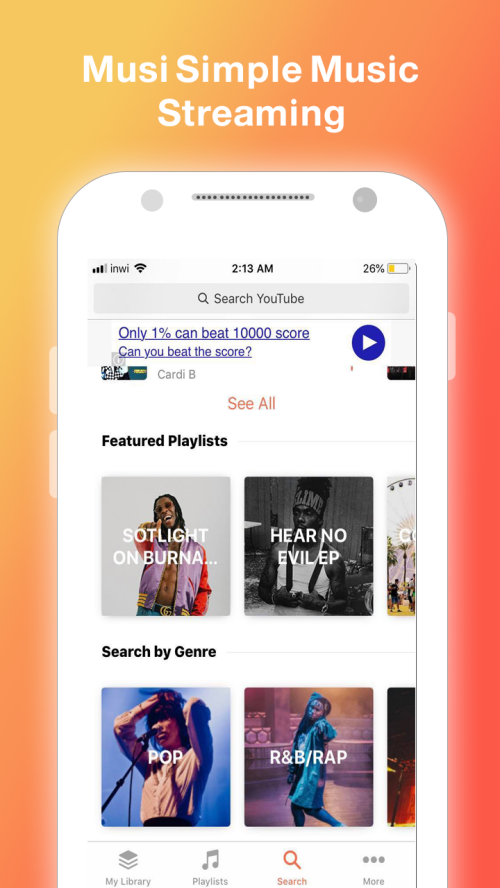 Musi : Simple Music Streaming Advice 2019 스크린샷 2