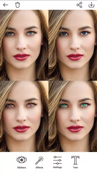 Eye Color Changer Schermafbeelding 1